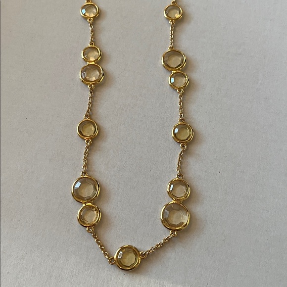 Kate Spade long Goldtone and glass necklace - Picture 9 of 12